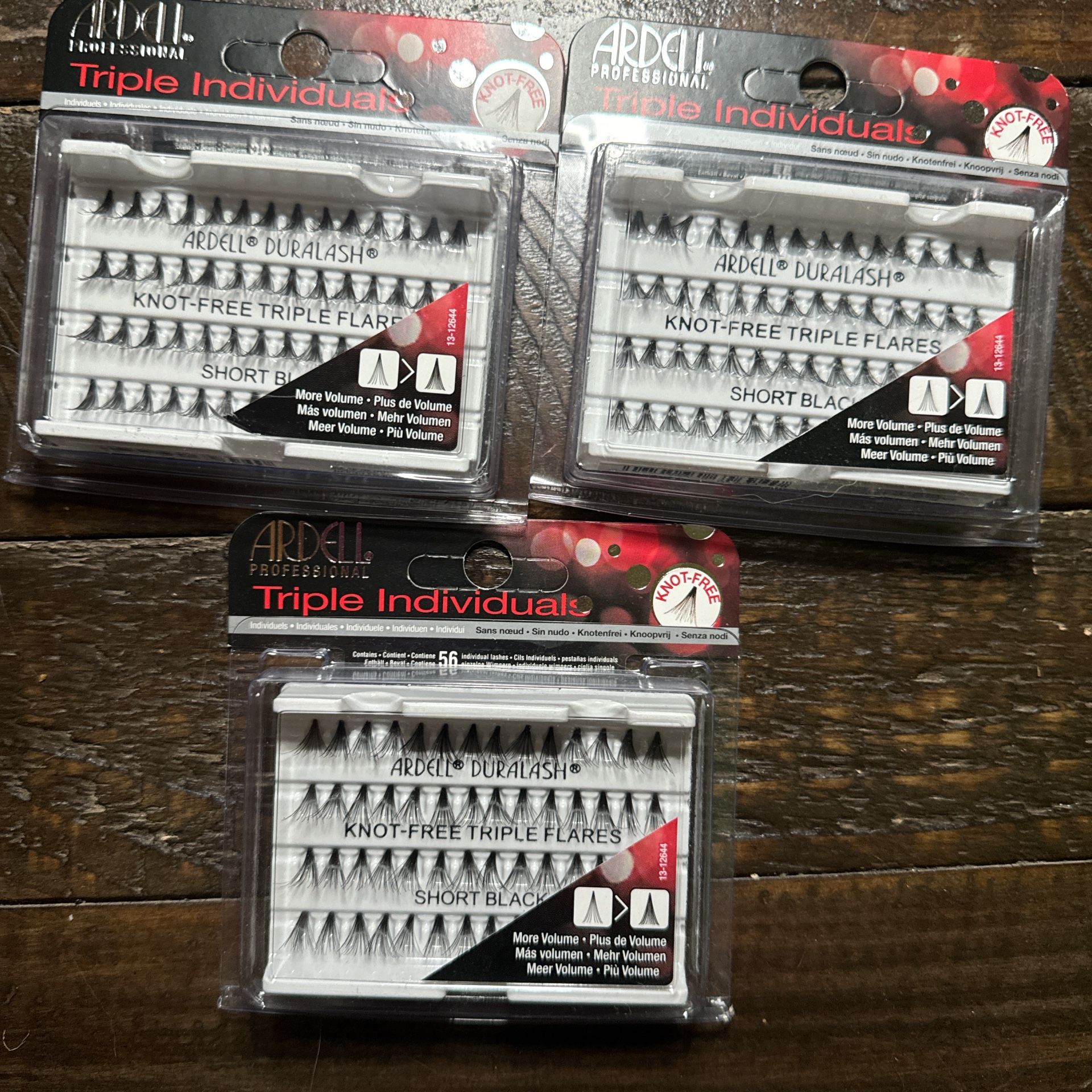 NEW Ardell Triple Individual lashes In SHORT