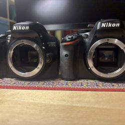 Dual Nikon DSLRs W/Lenses & Accessories