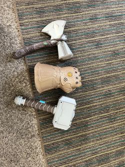 Thors Hammer Nerf, Thors Storm Breaker Infinity Gauntlet