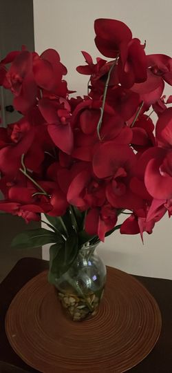 Florero Con Sus Flores