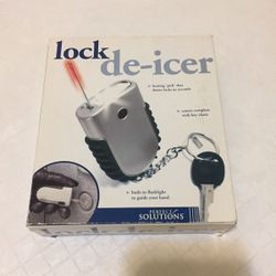 Car Heated Lock De Icer And Key Chain Led Light No More Frozen Locks Melts Ice