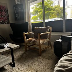 Silla Piel De Animal 