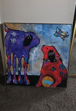 Dog painting