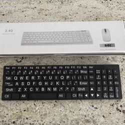 2.4G Wireless Keyboard Dock (Mouse Not Included )