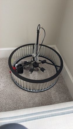 Chandelier from Home Depot