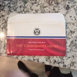 1987 Uncirculated Coin Set 