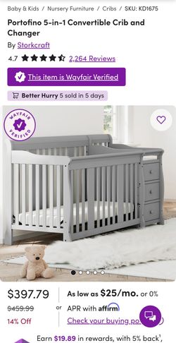 Storkcraft Portfino Crib & Changer