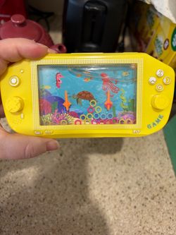 Retro Handheld Water Ring Toss Game