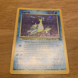 Lapras Holo Pokémon Card
