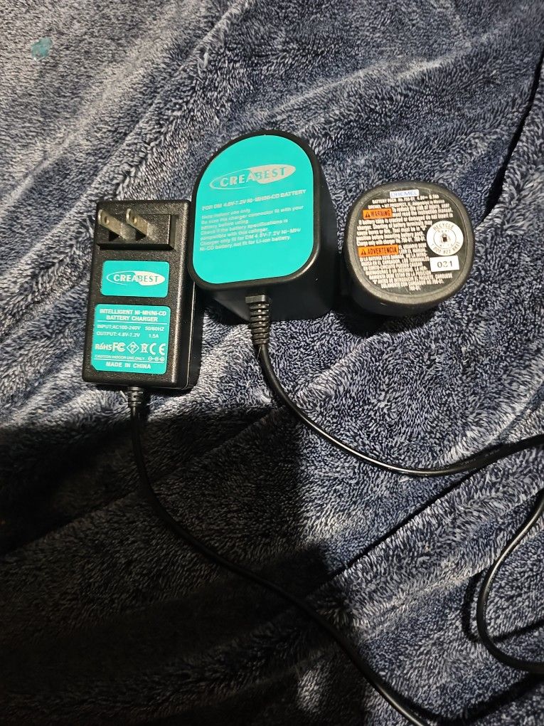 DREMEL #756-01 Mini Mite Charger and 755-01 4.8v NiCad BATTERY