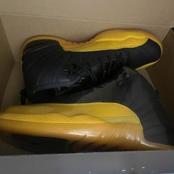 Jordan 12 Retro Black University Gold (0 Flaws)