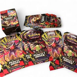 Pokémon Perfect Order Empty Booster Pack & Box Art Lot 🎴