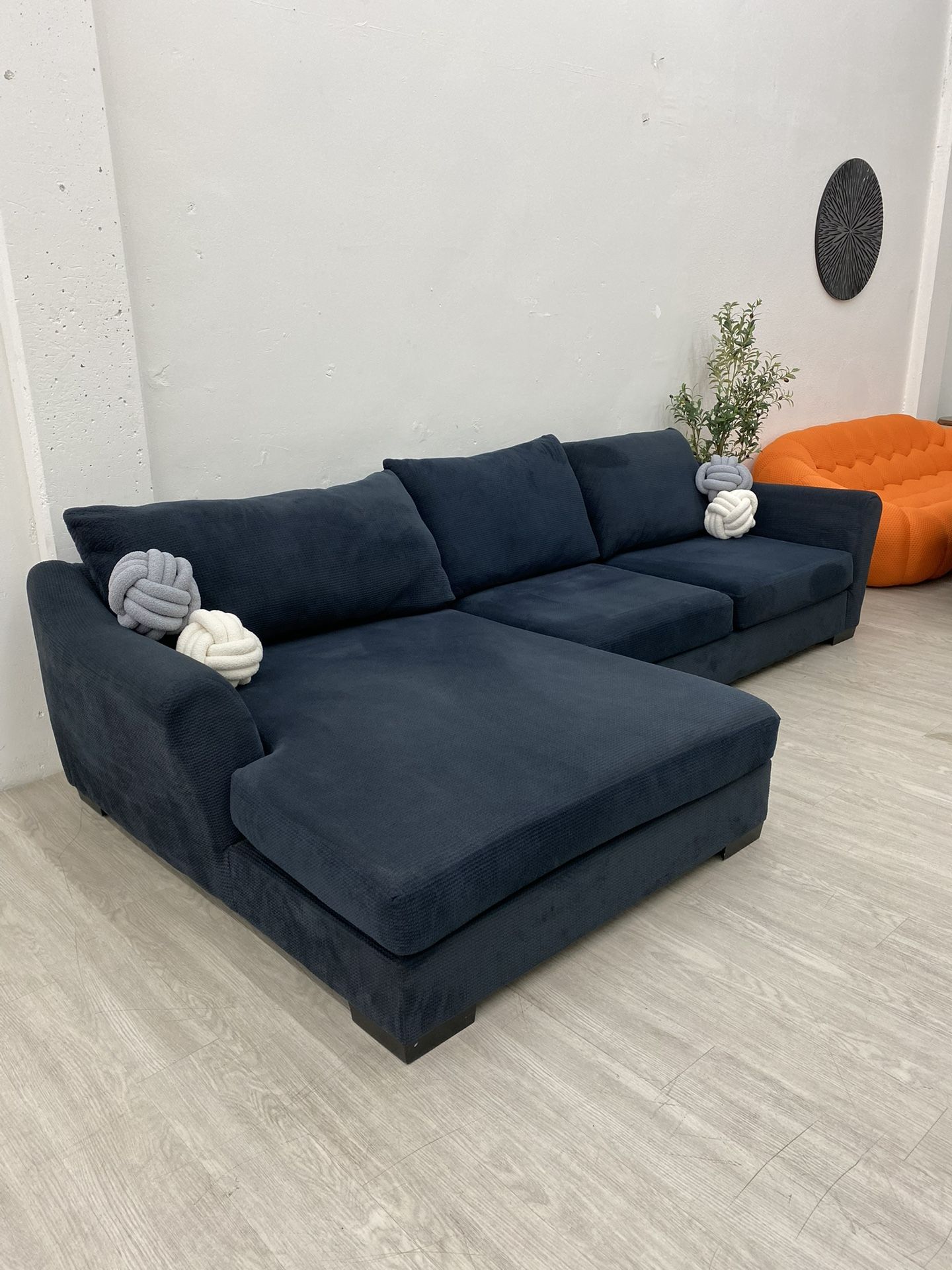 Two Piece Sectional With Large Chaise from Living Spaces