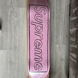 SUPREME SS21 Kaws Pink Chalk Deck