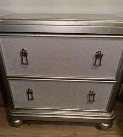 Beautiful Pewter Nights Stand