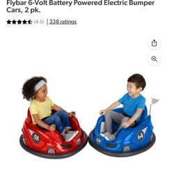 Flybar 6-Volt Battery Powered Electric Bumper Cars