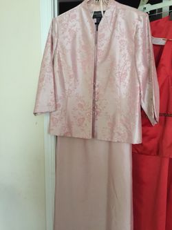 Gown R Dress light pink size 16