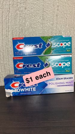 Crest toothpaste