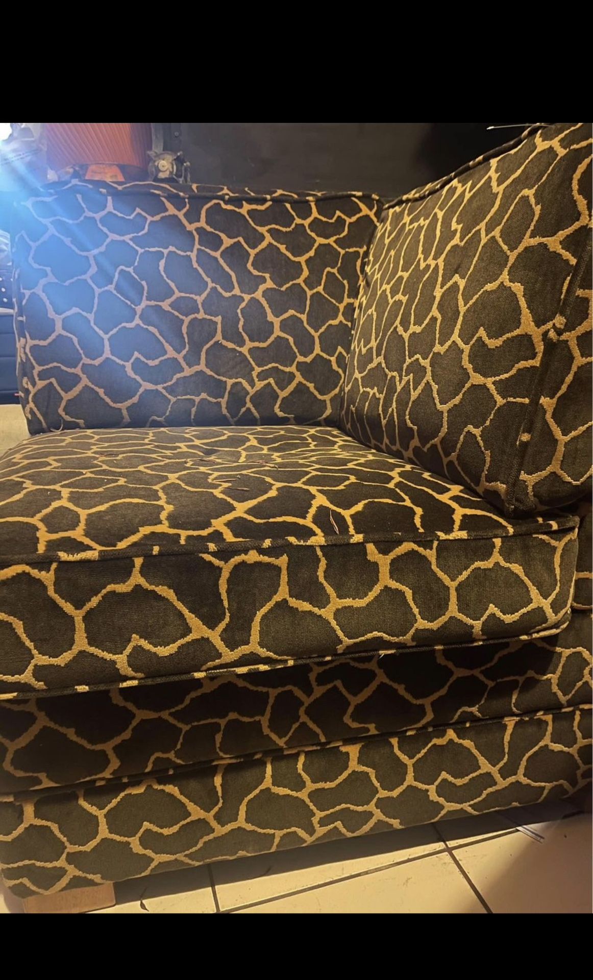 Very Nice Leopard Print Loveseat! Delivery Available