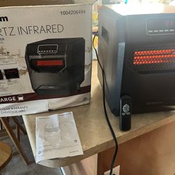 Heater W/Remote, New Quartz, Quiet, Large 