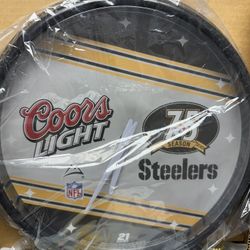 Pittsburgh Steelers Wall Clock Battery Operated 