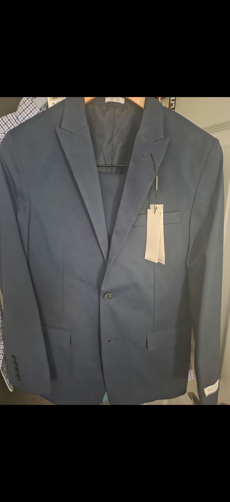 Boys Calvin Klein Suit With Polo Shirt