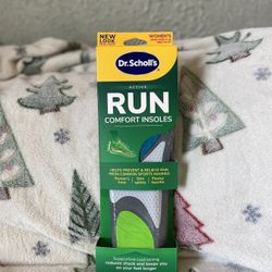 Dr. Scholl's Active RUN Comfort Insoles, Women's 6-10 Trim To Fit NEW