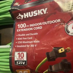 100 ft. 16/2 Light Duty Indoor/Outdoor Extension Cord, Green