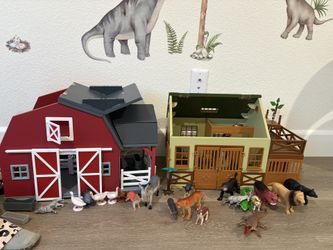 Wooden Barn&Vet Clinic Set