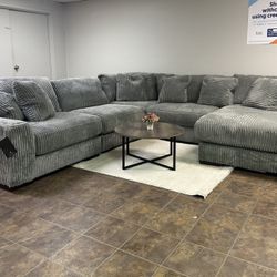 NEW Lindyn Ashley Furniture | $2295 / $39 Down | Sectional Couch Sofa U-Shaped Chaise