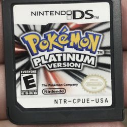 Nintendo DS Game Pokemon Platinum 