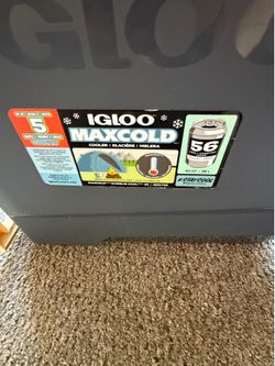 Igloo Maxcold 40 Qt Wheeled Roller Cooler – Holds 56 Cans – 5 Day Ice Retention