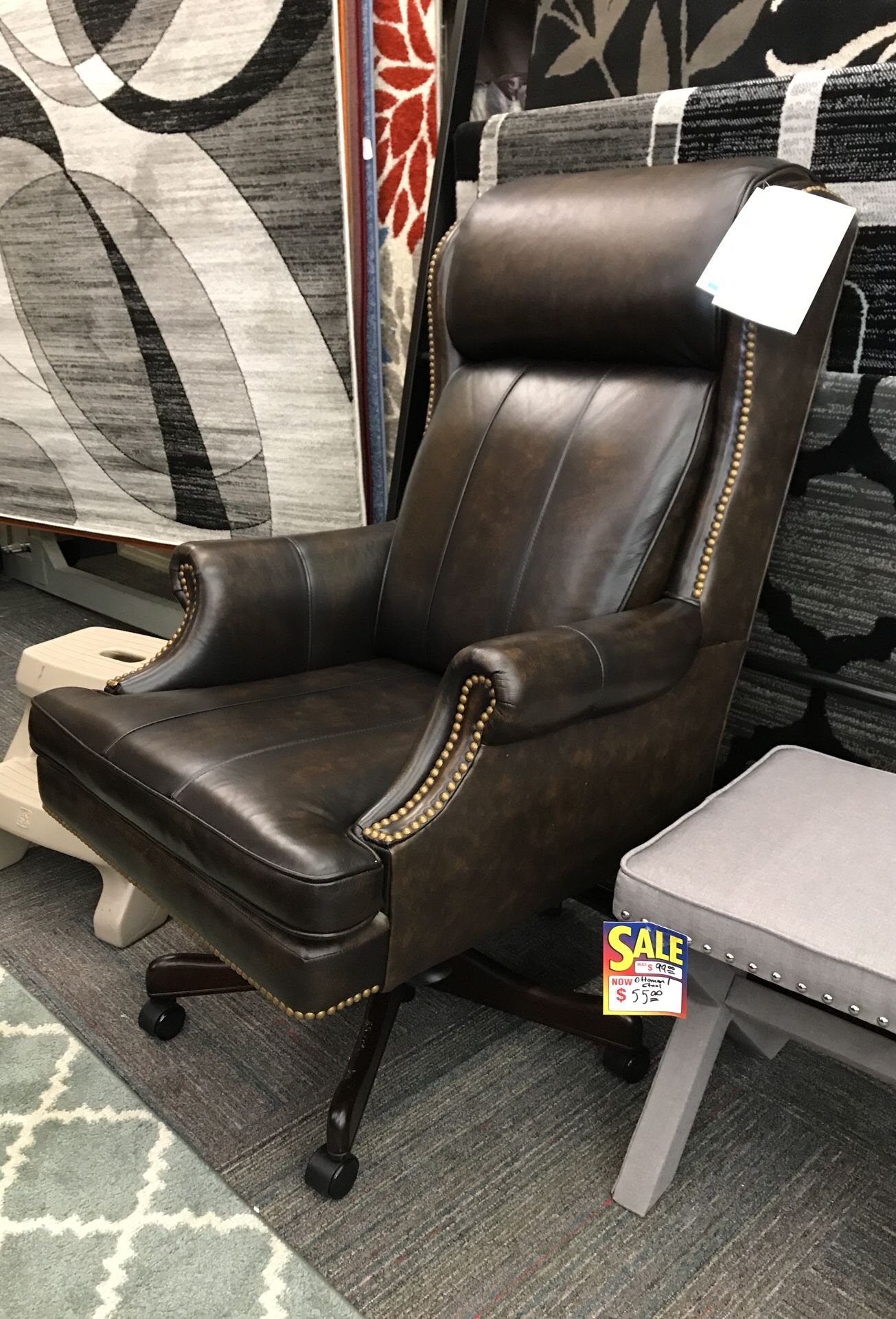 Brand New Leather Executive Office Chair