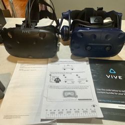 HTC Vive Pro (upgrade) & HTC Vive VR Headsets 