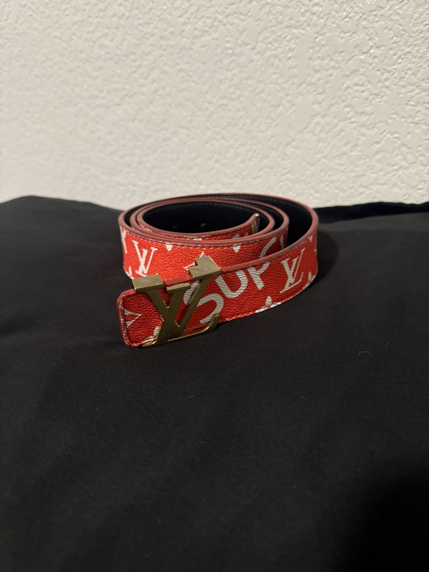 Louis Vuitton Supreme Leather Belt