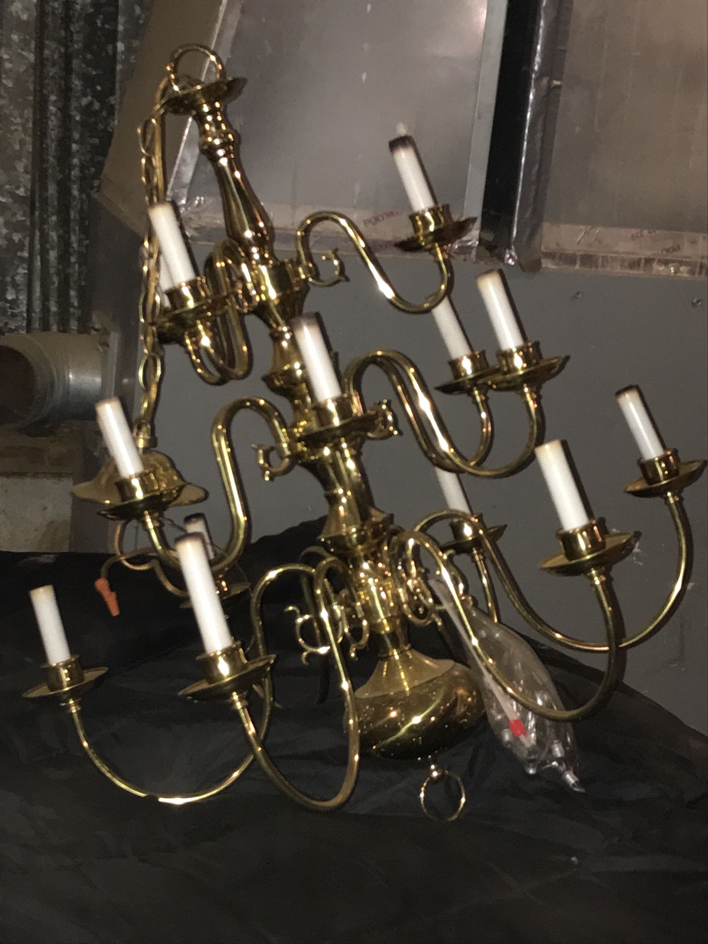 Brass Chandelier