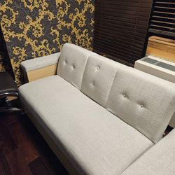 82.3" Sofa Bed With Storage 
