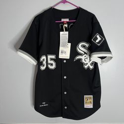 Mitchell & Ness Frank Thomas Chicago White Sox Jersey Mens Large Black MLB NWT