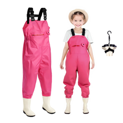 Ghosthorn Chest Waders for Kids Youth Fishing Waders Waterproof Hunting Waders with Boots Nylon Waders for Toddler Children