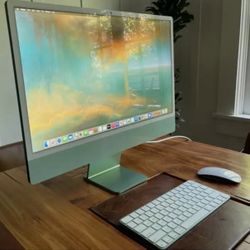 Apple iMac M3 Chip Late 24" 8GB RAM 256GB 8-Core GPU Green MQRA3LL/A
