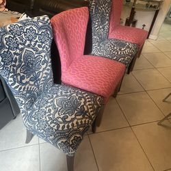 Set of four traditional dining chairs