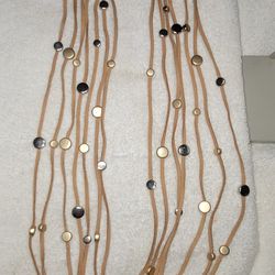 7 Strands Leather, Silver&Brass Look Attachments