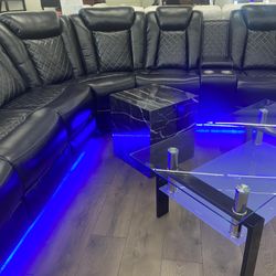 Black LED couch Onsale For $1499 