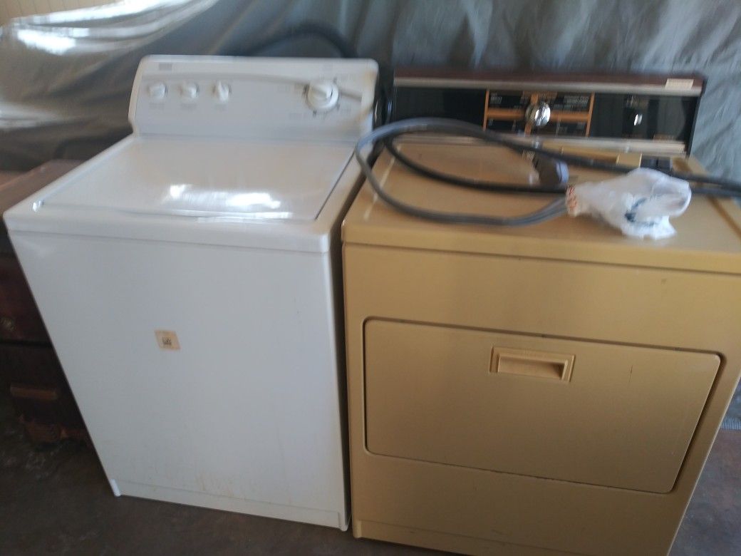 Washer and dryer