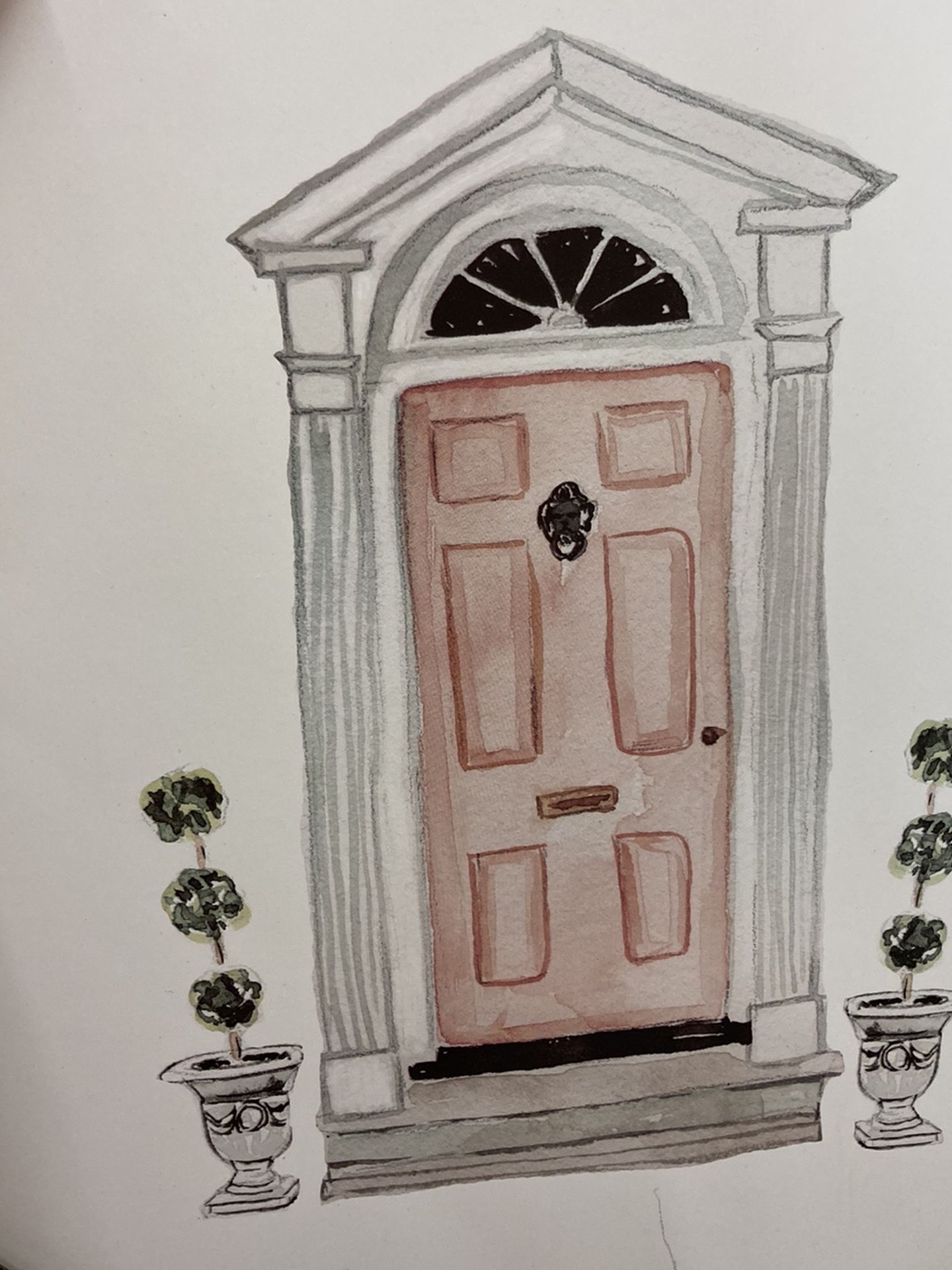 Topiary door entrance picture