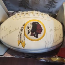 Signed Mark Brunell Football.