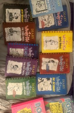 Diary of a Wimpy kids Book Collection 9 Books plus 2 Dork Diaries Books