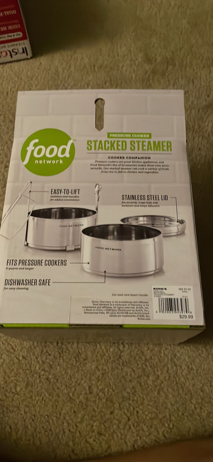 Stacked Steamers (for Instant Pot Or Any Pressure Cooker) - NEW, Unopened