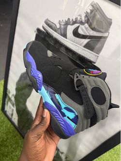 Aqua Jordan retro 8s
