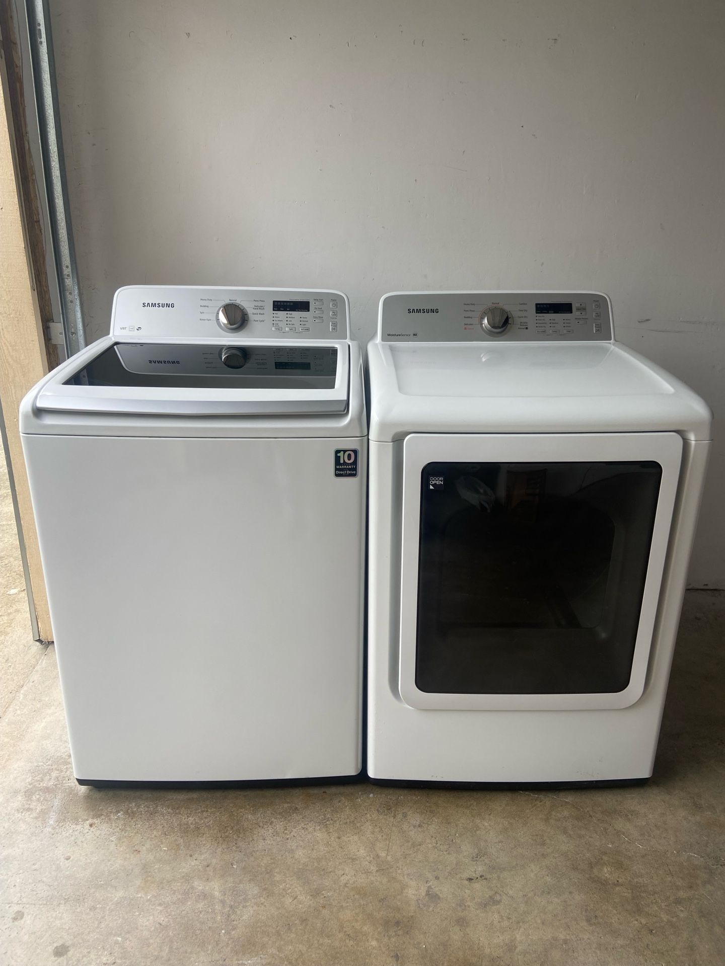 Samsung VRT HE Heavy Duty Super Capacity Washer And Electric Dryer Set
